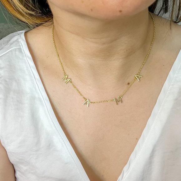 Mother's Day Gift For Mom Necklace Gift To New Moms Necklace Mom Jewelry Gold - Picture 14 of 17